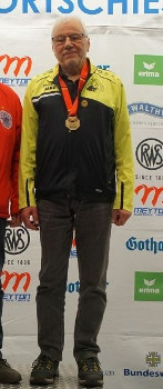 Hans-Peter Jeskulke gewann mit 317,2 Ringen die Bronzemedaille bei den Senioren V 
